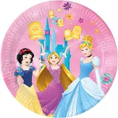 GoDan S.A Papptallerkener - 8-pack - 23 cm - Princess Lev d - - OneSize - Tallerken
