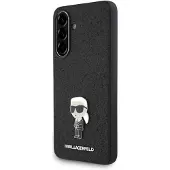 Karl Lagerfeld Samsung Galaxy A56-deksel Med Glitter Ikonik-logo Og Metallpin