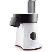 Philips Viva Collection HR1388/80 salatkutter, 600 RPM, Plast, Sikkerhetslåssystem, Svart, Rød, Hvit, Rustfritt stål, Plast