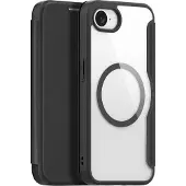 DUX iPhone 16e/17e Skin X Pro magnetisk flip-deksel - svart