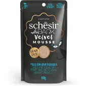 Schesir After Dark Velvet Mousse 12 x 80 g - Kylling