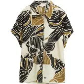 Tom Tailor 1046207 Kort Ermet Bluse
