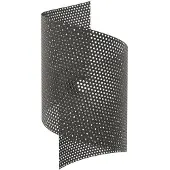 Emibig Vegglampe Spiral, svart, metall, G9, 29 cm høy