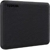 Toshiba Canvio Advance - Harddisk - 4 TB - ekstern (bærbar) - 2.5" - USB 3.2 Gen 1 - svart