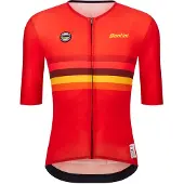 Santini Uci World Champion Spain 2025 Kort Ermet Trøye