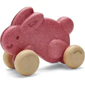 PlanToys Treleke, Trekke-kanin, rosa