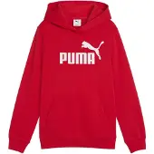 Puma ESS No. 1 Logo Hoodie Youth, Clothing, Red, 15-16Y