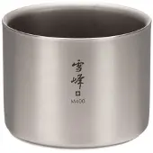 Snow Peak Titanium Double Wall Stacking Mug M - 400ml