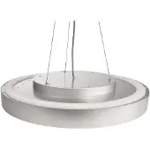 Deko-light Menkar LED-hengelampe, sølvfarget, Ø 60 cm, CCT, opp/ned