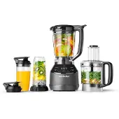 NutriBullet NBF580B Triple Prep System - Kjøkkenmaskin - 7 kopp - 1500 W - svart