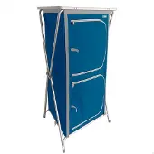 Aktive Sammenleggbar Garderobe Med 4 Nivåer 62x53x140 Cm