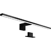 B.K. Licht LED-speillampe Bill, B 60 cm, svart, metall, 4000 K