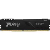 Kingston FURY Beast - DDR4 - modul - 8 GB - DIMM 288-pin - 3600 MHz / PC4-28800 - CL17 - 1.35 V - ikke-bufret - ikke-ECC - svart