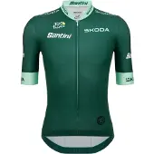 Santini Tour De France Official Green 2025 Kort Ermet Trøye