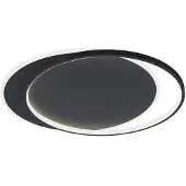 VIOKEF LED-taklampe Evelyn, svart, lengde 55 cm, metall