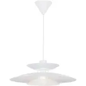 VIOKEF Hengelampe Nino, hvit, Ø 45 cm, metall