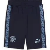Puma Manchester City KING Sweat Shorts Men, Sport, Deep Navy/Light Blue, XXL