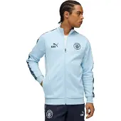 Puma Manchester City KING Anthem Jacket Men, Clothing, Silver Sky/Deep Navy, M
