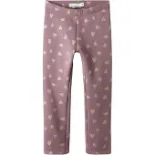 Name it Leggings - NmfTavina - Grape Shake/Glitter - - 6 år (116) - Leggings