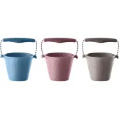 Scrunch Bøtte - Silikon - 13 cm - Lyserød - - OneSize - Bøtte