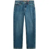 Superdry Mid Rise Straight Leg Jeans