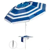 Aktive Sammenleggbar Strandparasoll Med Uv50 210 Cm