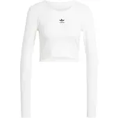 Adidas Originals Essentials Ribbed Crop Langarmet Topp