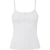 Pieces Pcmarie Pointelle Singlet