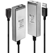 Lindy Usb Optisk Fiberforlenger 2.0 Mm 200 M