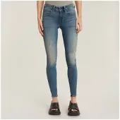 G-Star Midge Zip Mid Waist Skinny Jeans