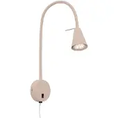 Briloner Vegglampe Tusa, beige, metall, 45 cm, justerbar, GU10