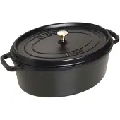 Staub Cocotte, Single pan, Svart, Støpejern, 8 l, 1 stykker, 37 cm