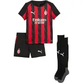 Puma AC Milan 25/26 Home Minikit Kids, Clothing, Red/Black, 5-6Y