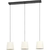 Eglo Febres hengelampe, svart/hvit, 3 lyskilder.