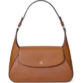 Ralph Lauren for woman. 431969364002 Brown medium Schylar shoulder bag (OSFA), Casual, Leather