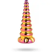 Vuxen Twilight - Regnbuefarget GlassDildo