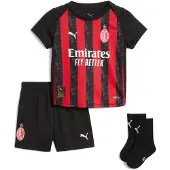 Puma AC Milan 25/26 Home Babykit Toddler, Clothing, Red/Black, 4-6M