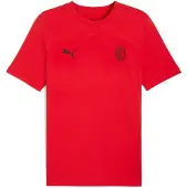 Puma AC Milan FtblEssentials Tee Men, Sport, Red/Black, XS