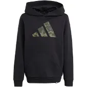 Adidas Hettegenser - Svart m. Logo/Camouflage - - 16 år (176) - Hettegenser