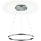 Knapstein LED-hengelampe Svea-L 60 nikkel