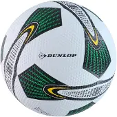 24.Se Dunlop fodbold størrelse 5 / slidstærk gummibold / bold til fodboldtræning og gadespil