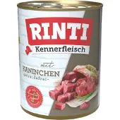 Rinti Økonomipakke Kennerfleisch 24 x 800 g - Kanin