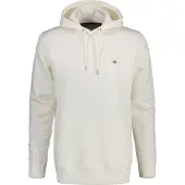 Gant for man. 2007058 Shield hoodie off-white (M), Casual, Cotton, Sustainable