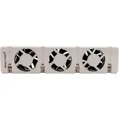 RealPower HL-1, Viftedrevet elektrisk romvarmer, Innendørs, Gulv, Hvit, 100 - 240 V, 50/60 Hz