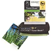 Cocoon Insect Shield TravelSheets, 218 x 90 cm, 100 % silke, vinrød