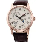 Orient Watch Watches Classic Sun & Moon 43 Mm Klokke
