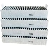 INF Hettefiltre som er kompatible med Bosch HEZ9VRCR0 17004805, 4-pakning