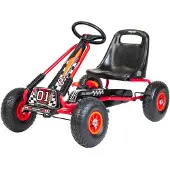 Baby Mix Go Kart barberhøvel - pedalinis gokartas | Raudona