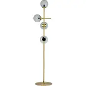 Dyberg Larsen Como gulvlampe, 4-lamper, messing
