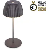 Briloner LED-bordlampe med batteri Brilo unplugged Riffle, 20 cm, antrasitt